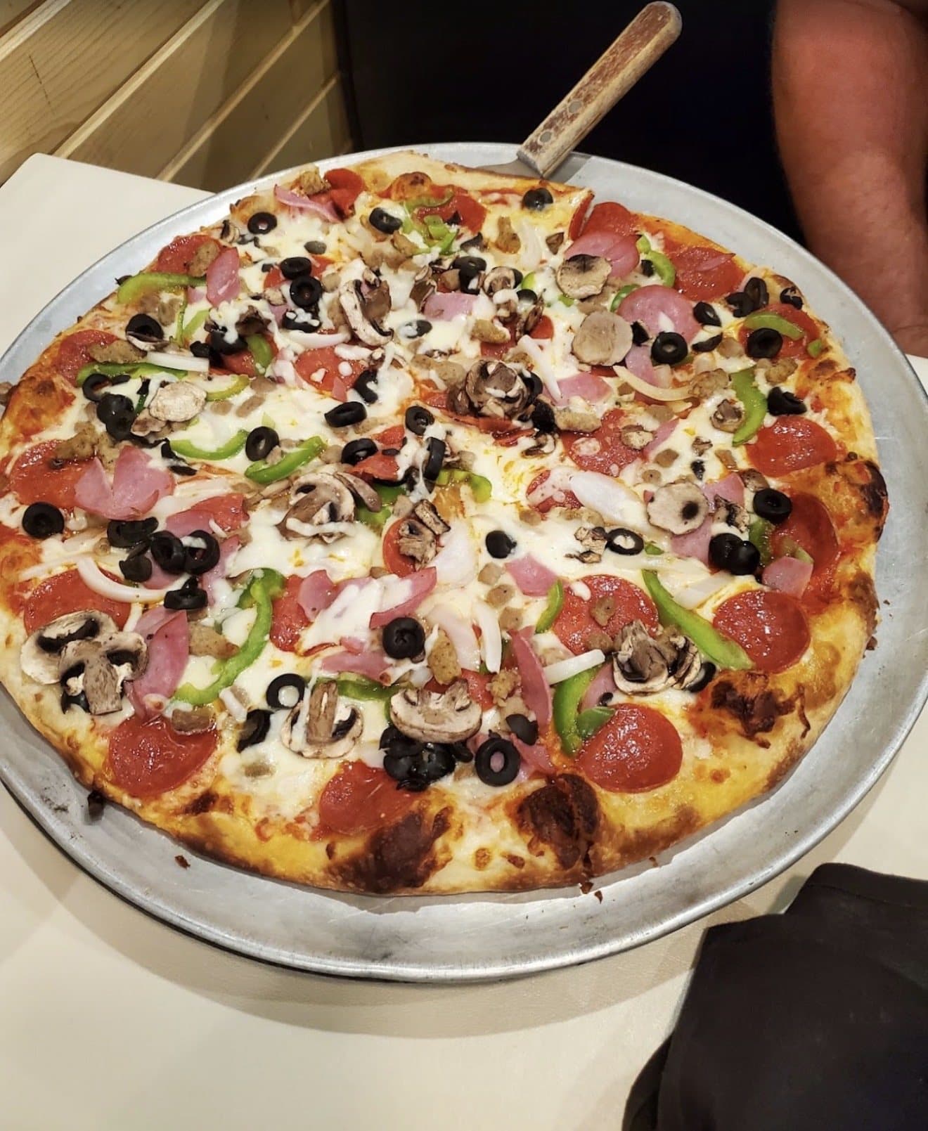 Supreme Ultra pizza at Napoli's Italian Restaurant in Lincoln, NE
